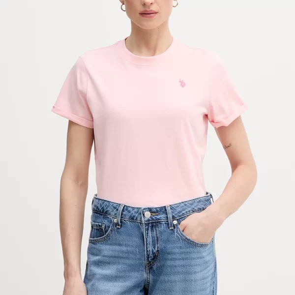 Βαμβακερό μπλουζάκι U.S. Polo Assn. CREW NECK