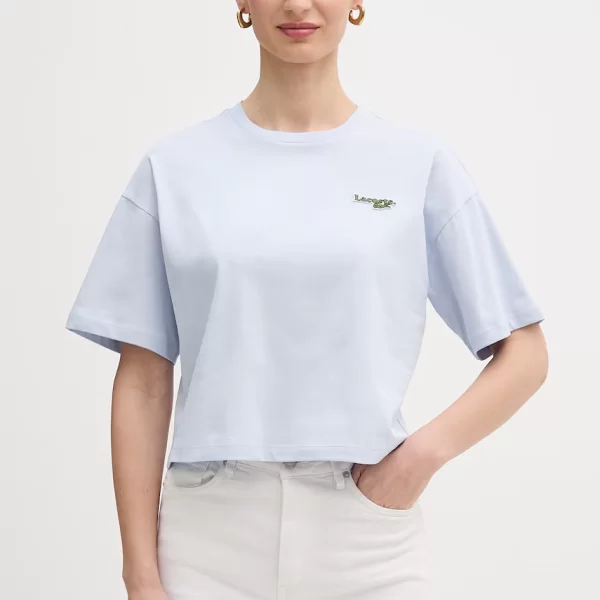 Βαμβακερό μπλουζάκι Lacoste