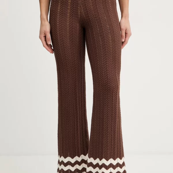 Βαμβακερό παντελόνι Twinset