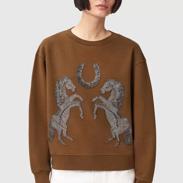 Βαμβακερή μπλούζα AllSaints LUCK