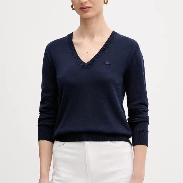 Lacoste Βαμβακερό πουλόβερ Lacoste