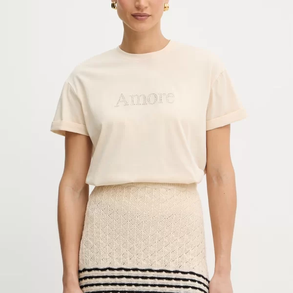 TWINSET Βαμβακερό μπλουζάκι Twinset