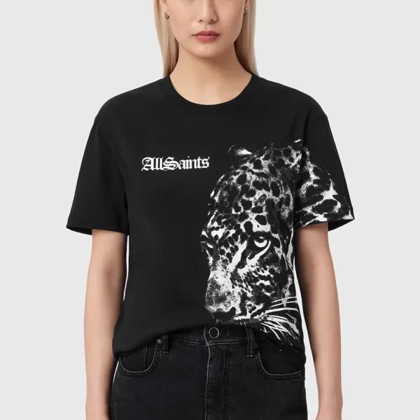 AllSaints Βαμβακερό μπλουζάκι AllSaints ZAYA