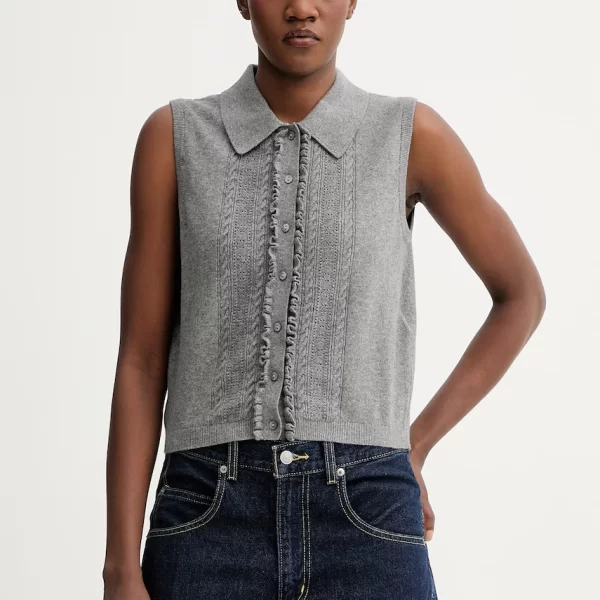 Γιλέκο Levi's SUPER SOFT MINI RUFFLE VEST