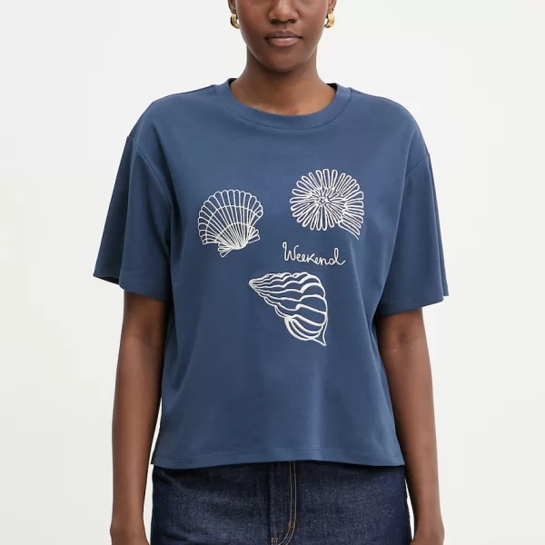 WEEKEND MAX MARA Βαμβακερό μπλουζάκι Weekend Max Mara SABATO