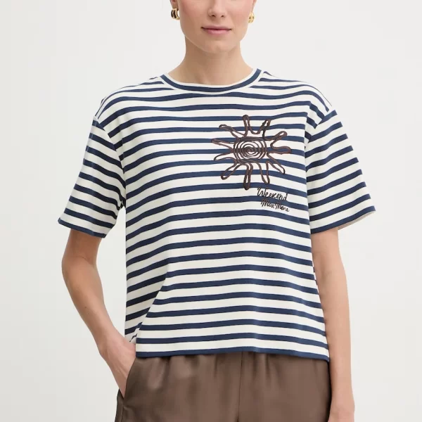 WEEKEND MAX MARA Βαμβακερό μπλουζάκι Weekend Max Mara SABATO