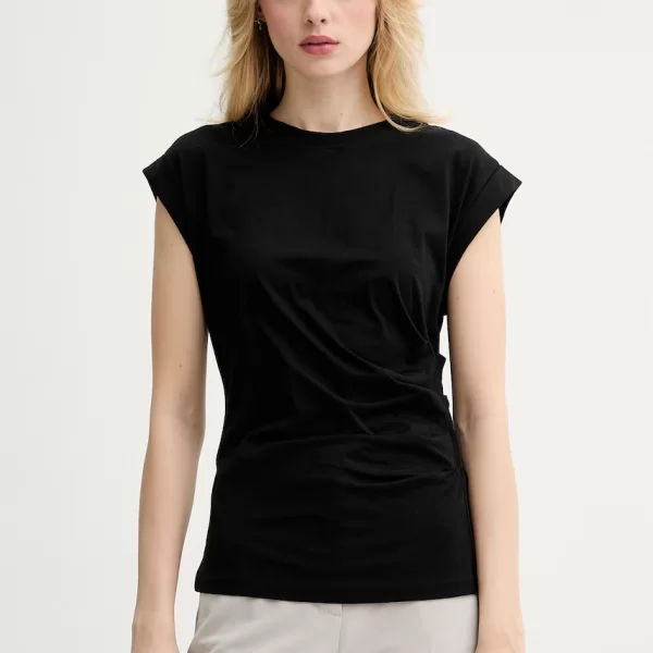 Boss Βαμβακερό μπλουζάκι BOSS Epka