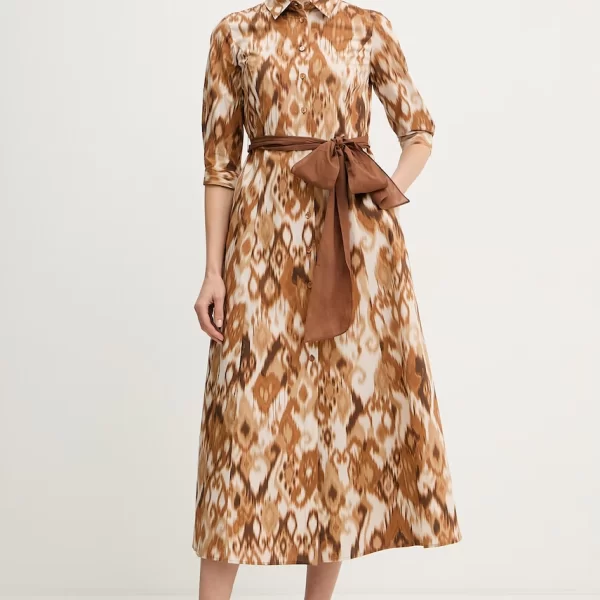 LUISA SPAGNOLI Βαμβακερό φόρεμα Luisa Spagnoli Palato