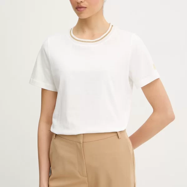 LUISA SPAGNOLI Βαμβακερό μπλουζάκι Luisa Spagnoli Balearica