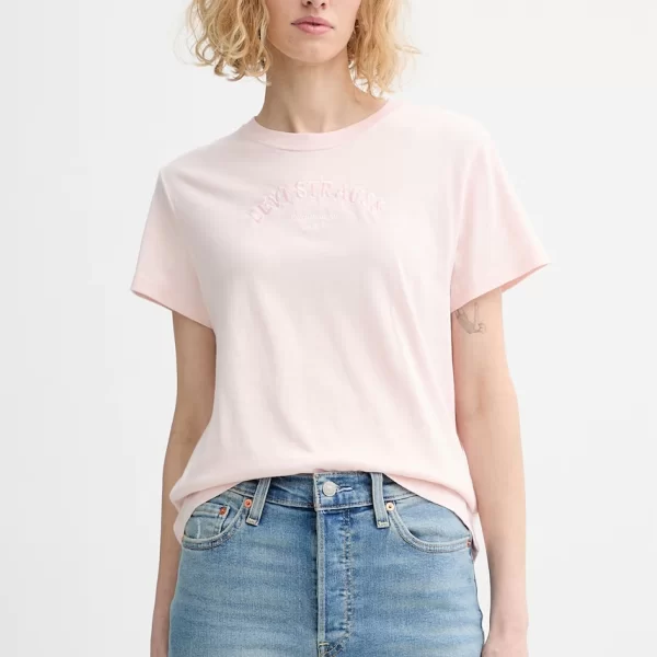 Levi's Βαμβακερό μπλουζάκι Levi's GR T2 PERFECT