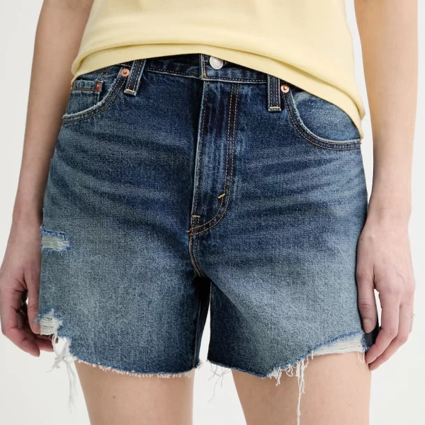 Τζιν σορτς Levi's RIBCAGE A-LINE