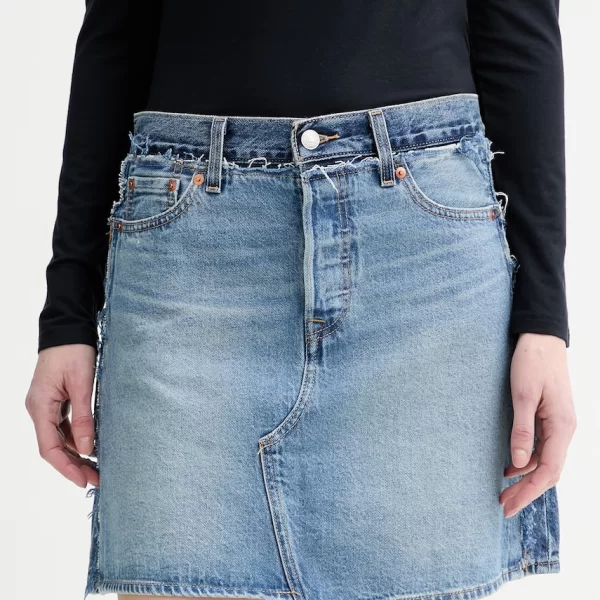 Τζιν φούστα Levi's DECONSTRUCTED EDGE
