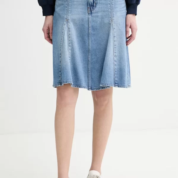 Τζιν φούστα Levi's GODET KNEE LENGTH