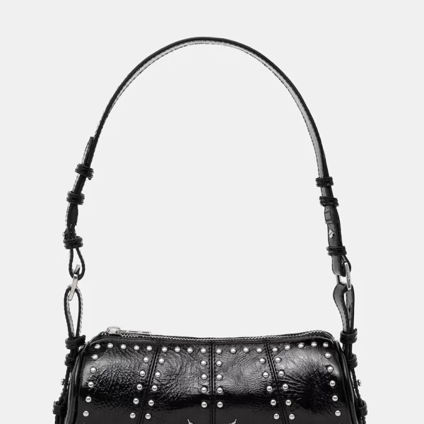Zadig & Voltaire Δερμάτινη τσάντα ZADIG&VOLTAIRE LE ROUDOUDOU STUDS