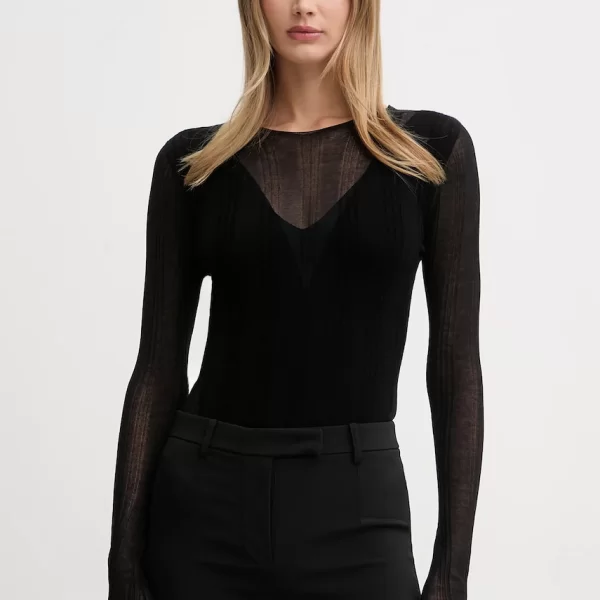 Μπλούζα με προσθήκη μαλλιού Pinko