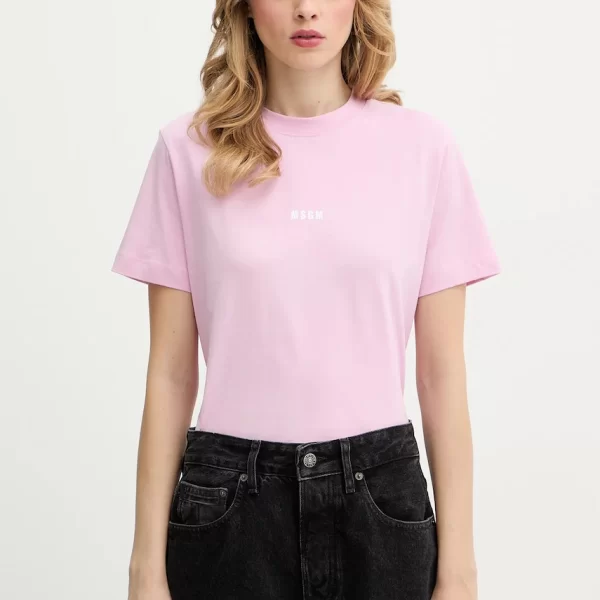 MSGM Βαμβακερό μπλουζάκι MSGM