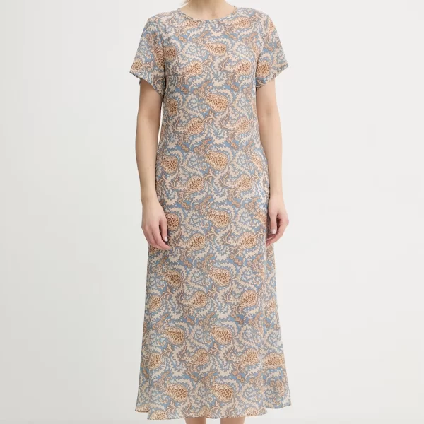 Μεταξωτό φόρεμα Weekend Max Mara CRESPO