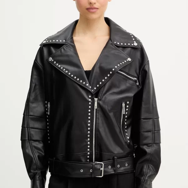 Δερμάτινο μπουφάν Fracomina