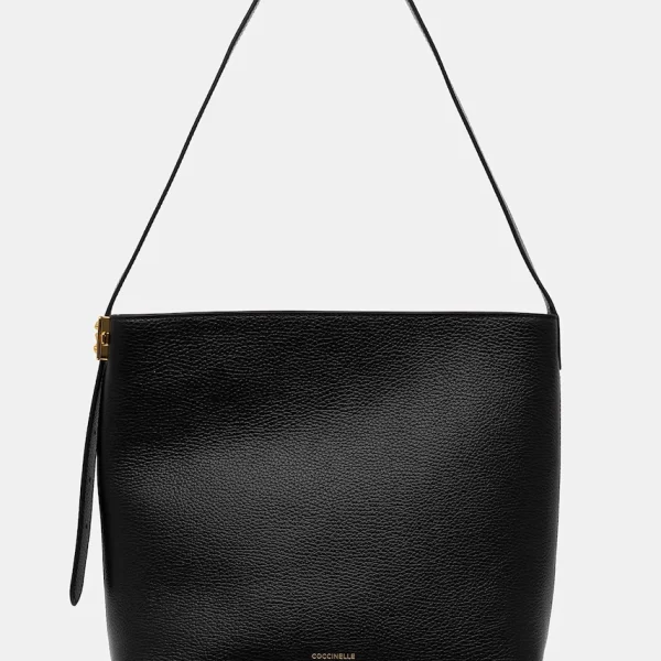 Coccinelle Δερμάτινη τσάντα Coccinelle C-ME LOCK