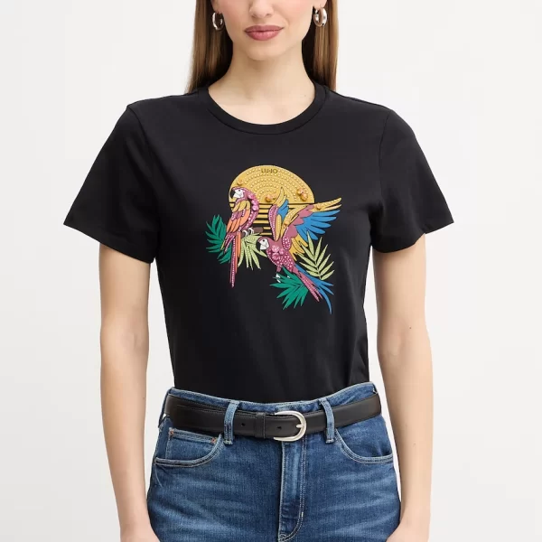 Liu Jo Βαμβακερό μπλουζάκι Liu Jo