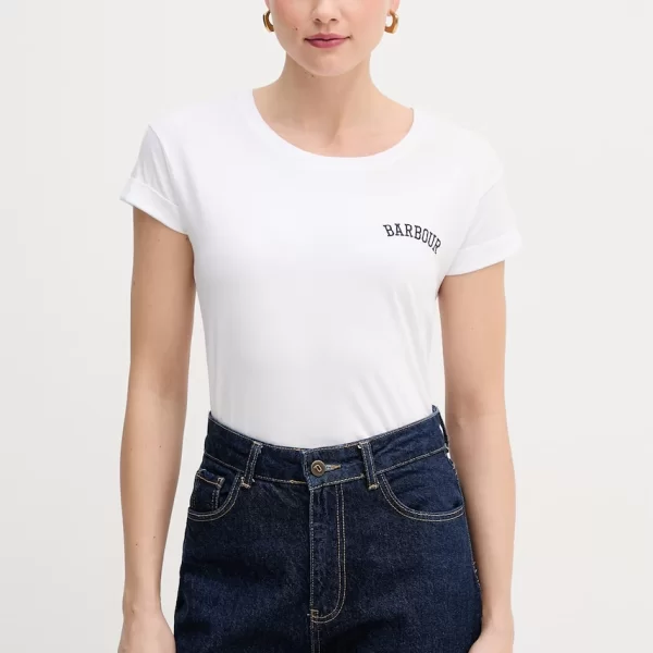 Βαμβακερό μπλουζάκι Barbour