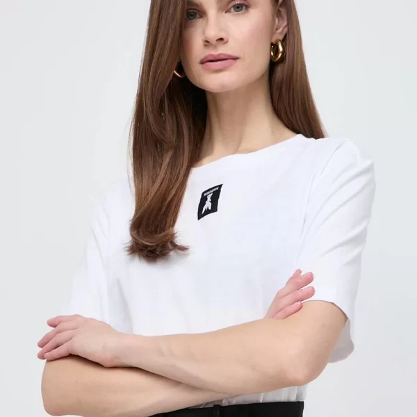 Βαμβακερό μπλουζάκι Patrizia Pepe