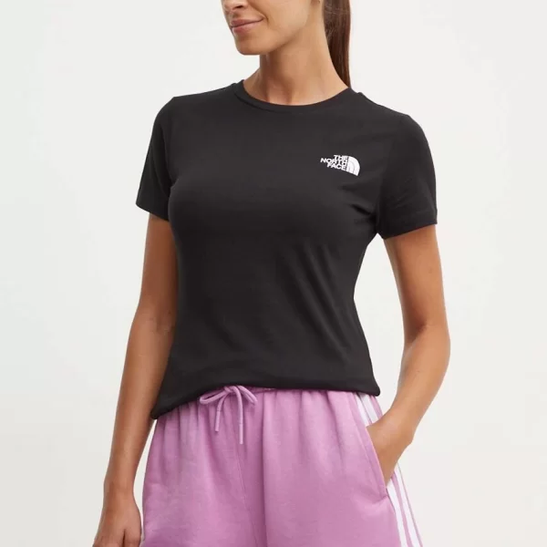 Βαμβακερό μπλουζάκι The North Face W S/S Redbox Slim Tee