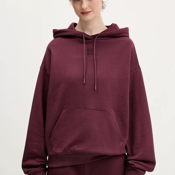 Βαμβακερή μπλούζα HUGO Delfinia