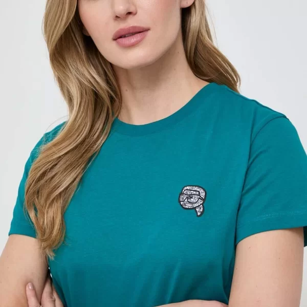 Βαμβακερό μπλουζάκι Karl Lagerfeld