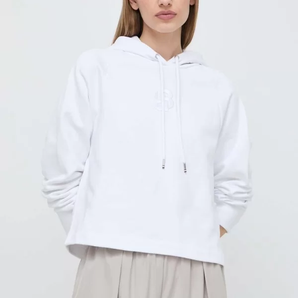 Boss Βαμβακερή μπλούζα BOSS