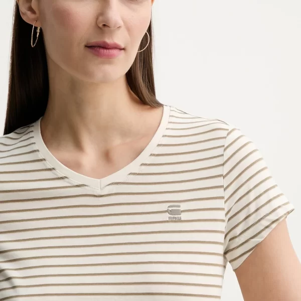 G-Star Βαμβακερό μπλουζάκι G-Star Core turtle slim knit