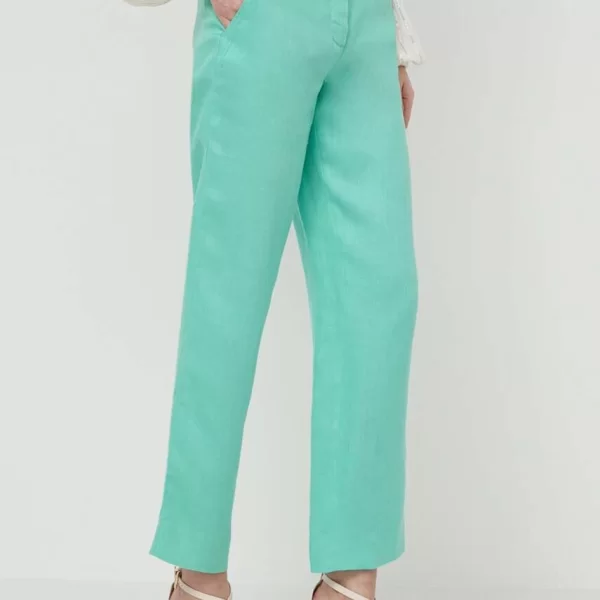 Λινό παντελόνι Luisa Spagnoli ARGANORUNWAY COLLECTION