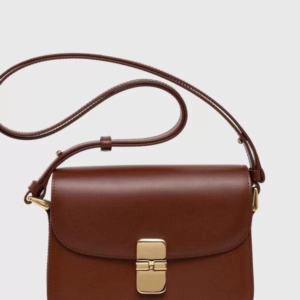 A.P.C. Δερμάτινη τσάντα A.P.C. Sac Grace Small