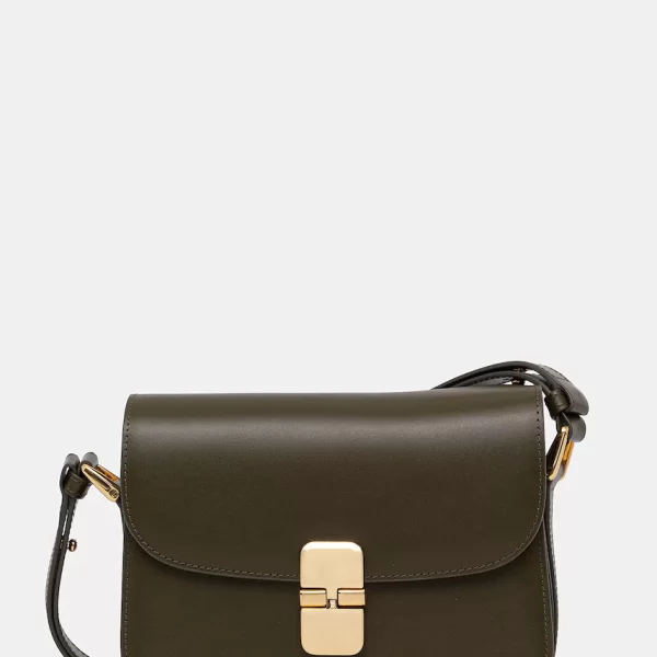 A.P.C. Δερμάτινη τσάντα A.P.C. Sac Grace Small