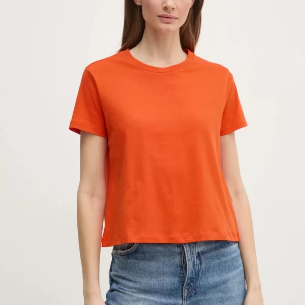 Sisley Βαμβακερό μπλουζάκι Sisley