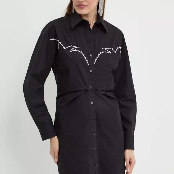 Βαμβακερό φόρεμα Pinko