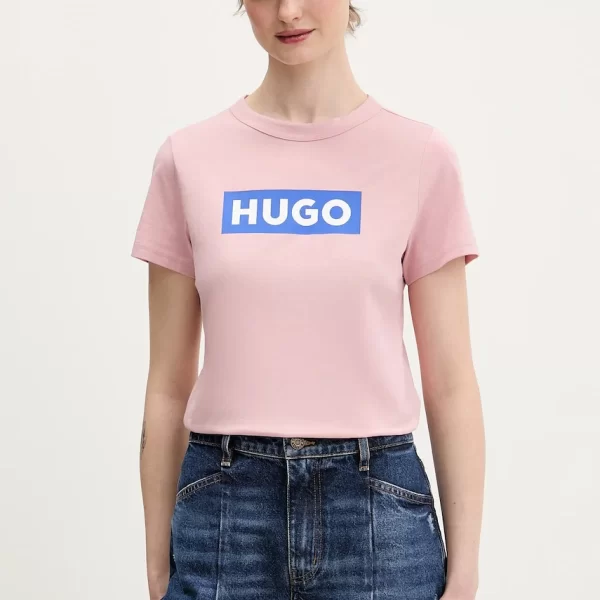 Hugo Blue Βαμβακερό μπλουζάκι Hugo Blue Classic Tee_B