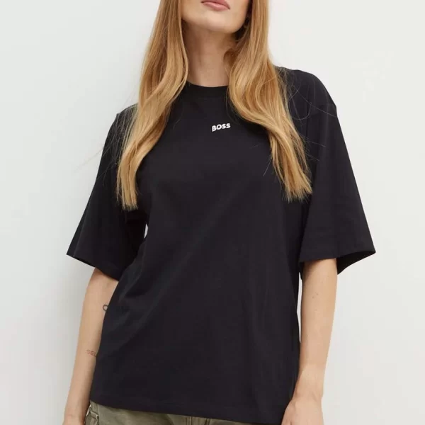 Βαμβακερό μπλουζάκι Boss Orange Kenno