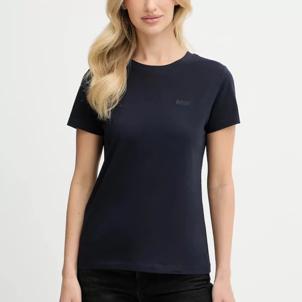 Βαμβακερό μπλουζάκι BOSS Orange Kenno