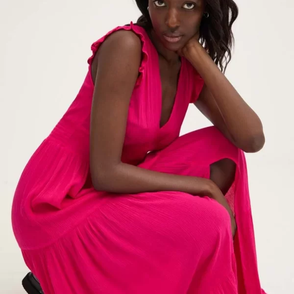 Answear.LAB φόρεμα flared με βισκόζη