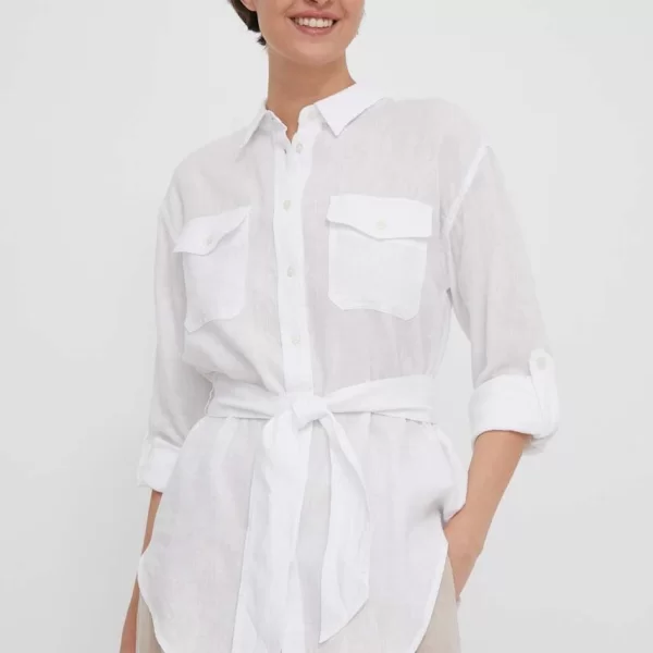 Πουκάμισο από λινό Lauren Ralph Lauren