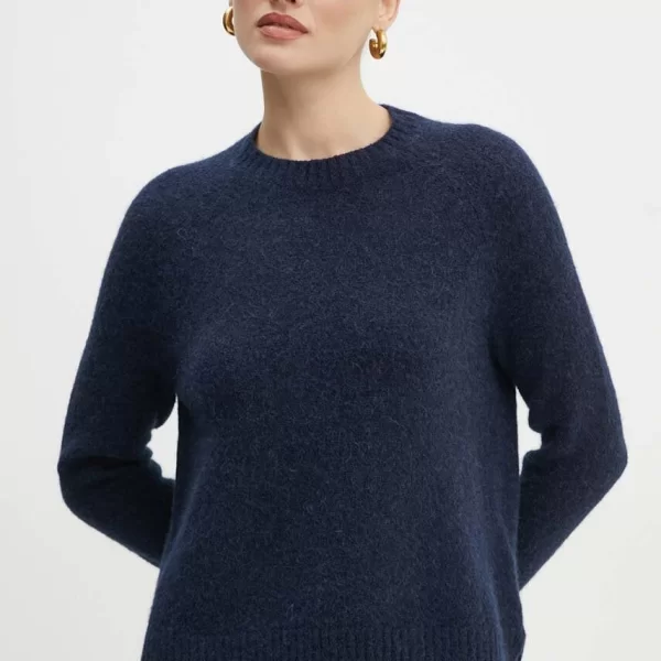 Πουλόβερ με προσθήκη μαλλιού BOSS Kenno