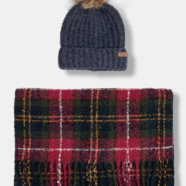 BARBOUR Σκούφος και κασκόλ Barbour