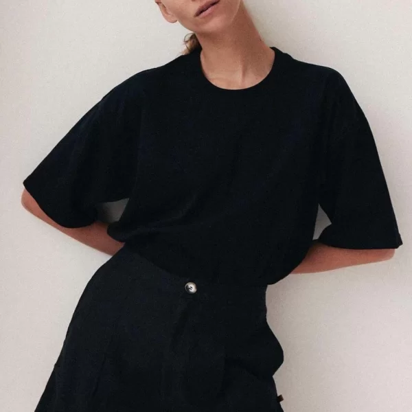 Muuv. Βαμβακερό μπλουζάκι MUUV. READY TO WEAR