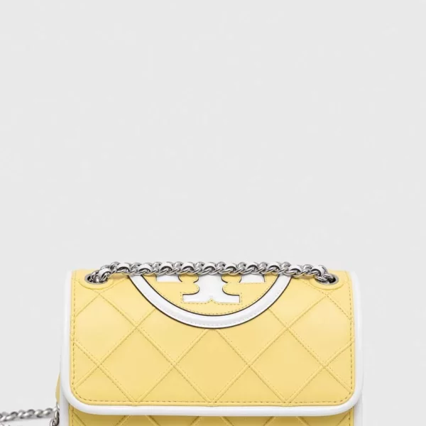 Δερμάτινη τσάντα Tory Burch Fleming