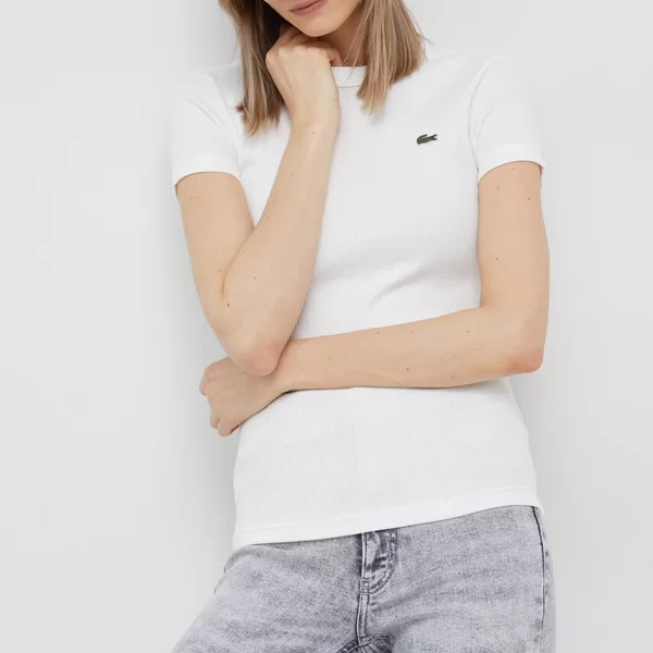 Βαμβακερό μπλουζάκι Lacoste