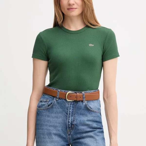 Βαμβακερό μπλουζάκι Lacoste