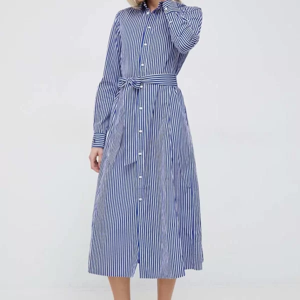 Βαμβακερό φόρεμα Polo Ralph Lauren