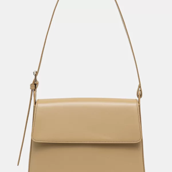 A.P.C. Δερμάτινη τσάντα A.P.C. sac virginie flap