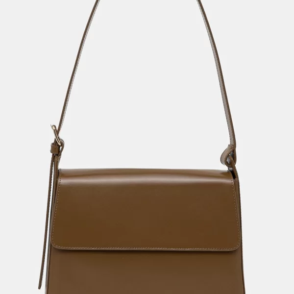 A.P.C. Δερμάτινη τσάντα A.P.C. sac virginie flap